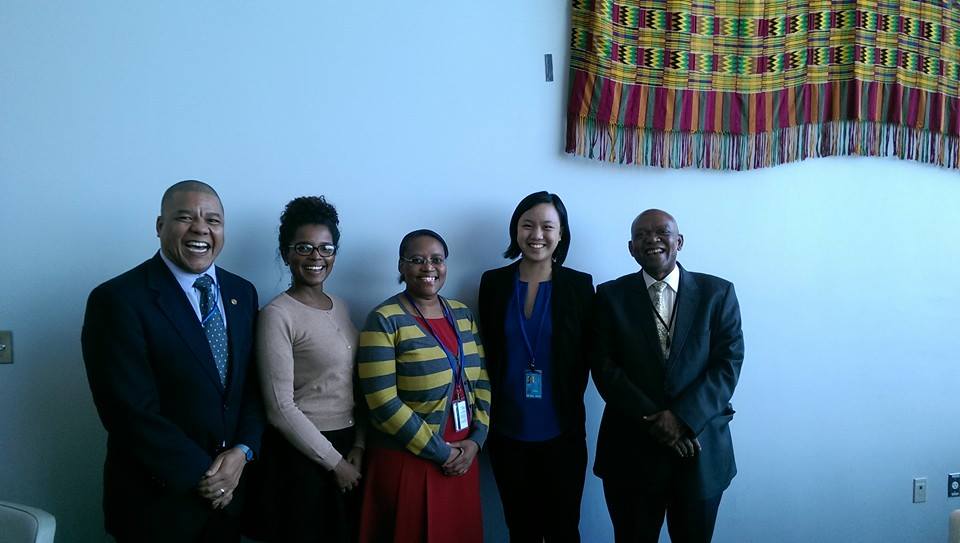 President/Founder Ariel Rojas and Community Affairs Coordinator Helen Zhou had an informal negotiation with South Africa governmental representatives of the Department of International Relations and Cooperation promoting TDN Cross-cultural Youth Coalition's global platform.
